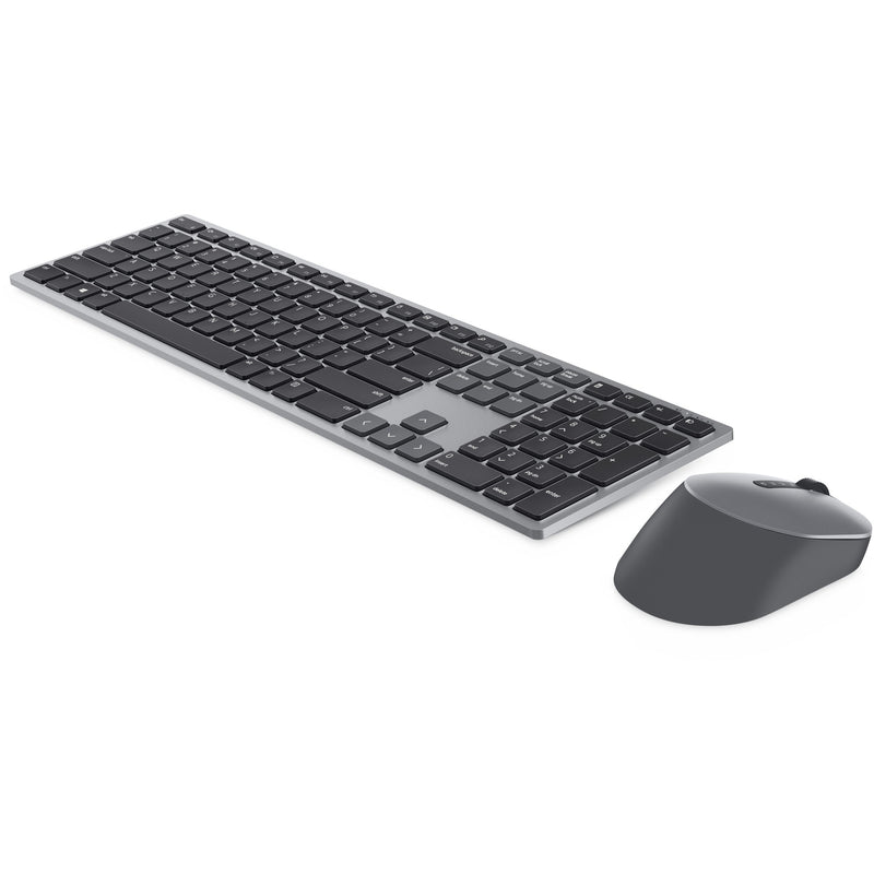 Afbeelding laden in galerijviewer, Dell premier multi-device draadloos toetsenbord en draadloze muis - km7321w desktopset (grijs, us lay-out (qwerty), 100%, bluetooth 5.0, dpi:1000 - 4000)