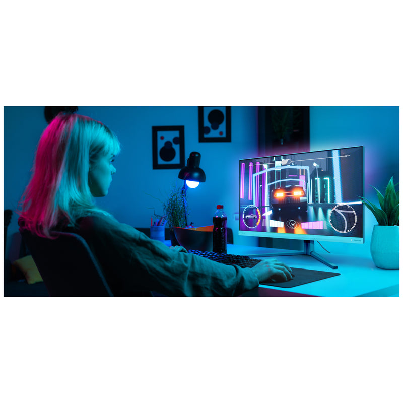 Cargue la imagen en el visor de la galería, Philips evnia 6000 27m2n6501l 00 26.5 gaming monitor (wit, 2x hdmi, displayport, 2x usb-a, usb-b, 240 hz)