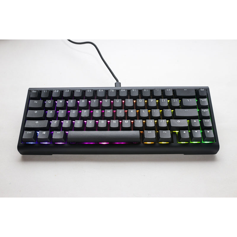 Load image into Gallery viewer, Ducky projectd tinker 65 met qmk via, toetsenbord (zwart wit, us lay-out, cherry mx brown, rgb led, double-shot pbt, hot-swappable, gasket mount, 65%)