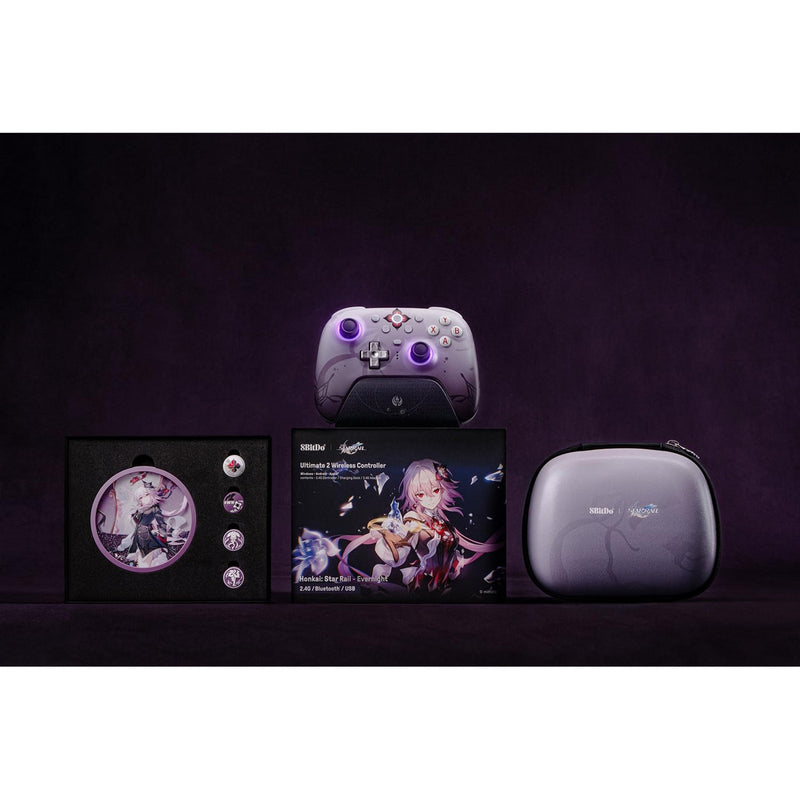 ギャラリービューアに画像をロードする, 8bitdo ultimate 2 wireless controller - honkai: star rail - evernight (donkerpaars, 2.4 ghz bluetooth, usb, pc)