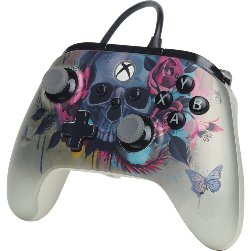 Chargez l'image dans la visionneuse de la galerie, Powera advantage plus bedrade controller voor xbox series x|s - bloom gloom (zilver, xbox series x|s, xbox one, pc)