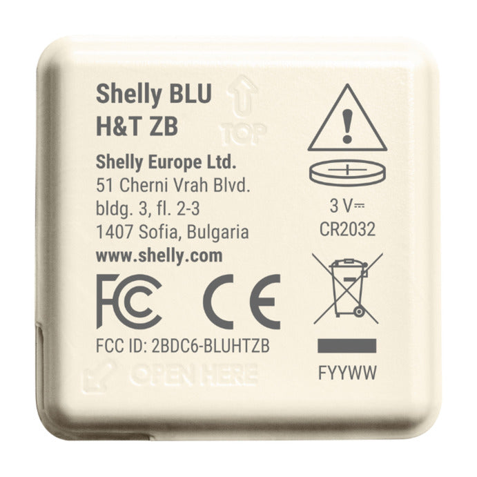 Load image into Gallery viewer, Shelly blu h t zb sensor (wit, bluetooth 5, zigbee)