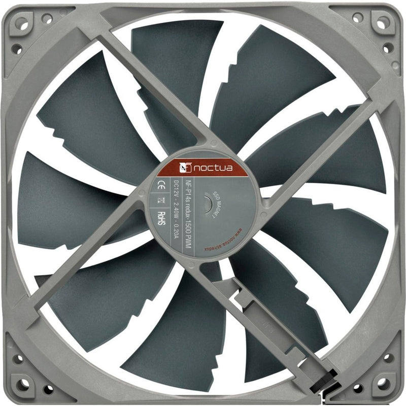 Load image into Gallery viewer, Noctua nf-p14s redux-1500 pwm case fan (140 x 140 x 25 mm)