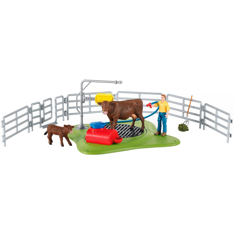 Load image into Gallery viewer, Schleich farm world - koe wasstation speelfiguur (42529)