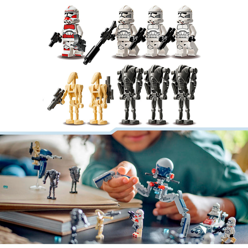 Load image into Gallery viewer, Lego star wars 75372 clone trooper en battle droid battle pack