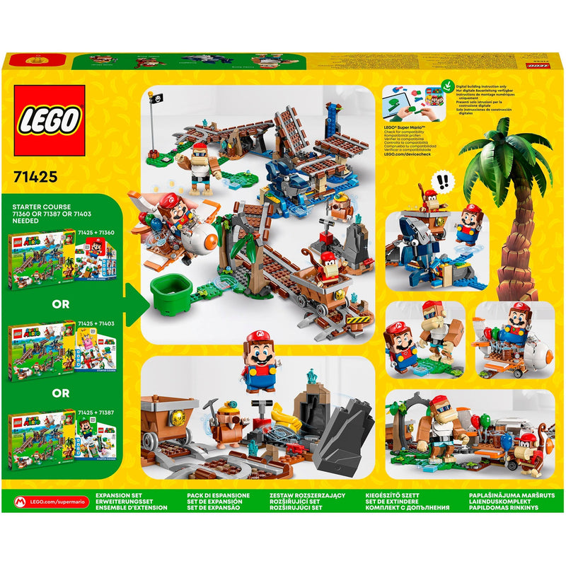 Load image into Gallery viewer, Lego super mario - uitbreidingsset: diddy kongs mijnwagenrit constructiespeelgoed (71425)