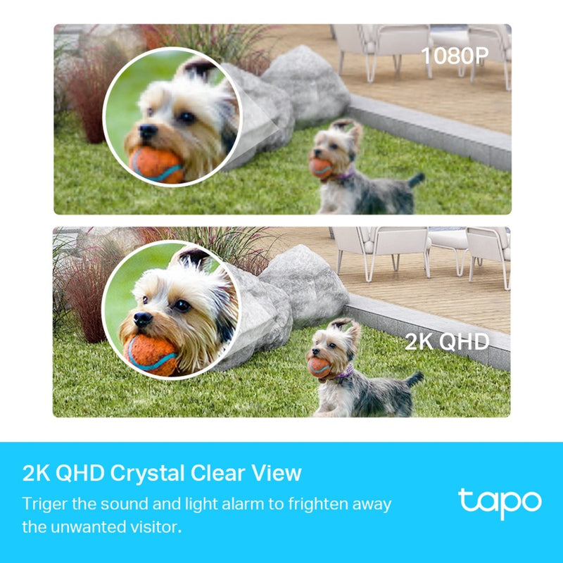 Load image into Gallery viewer, Tp-link tapo c420s1 beveiligingscamera (wit, 2k qhd, ip65)