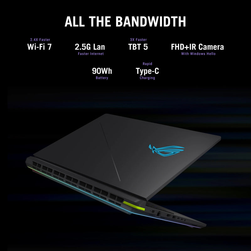 Afbeelding laden in galerijviewer, Asus rog strix g16 g615lr-s5072w 16 copilot+ gaming laptop (zwart grijs | core ultra 9 275hx | rtx 5070 ti | 32 gb | 1 tb ssd)