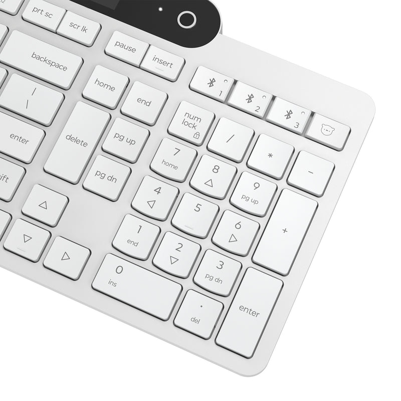 ギャラリービューアに画像をロードする, Lenovo 800 self-charging bluetooth keyboard (wit, us lay-out (qwerty), plunger, 100%, plunger switch, bluetooth 5.1, usb-c)