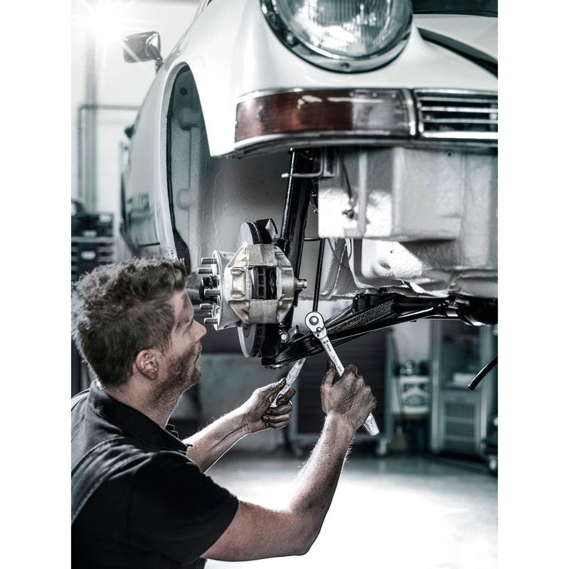 Load image into Gallery viewer, Wera 8100 sc 11 zyklop metalen ratelset gereedschapsset (zwart groen, 28-delig, volledig metalen omschakelbare ratel)