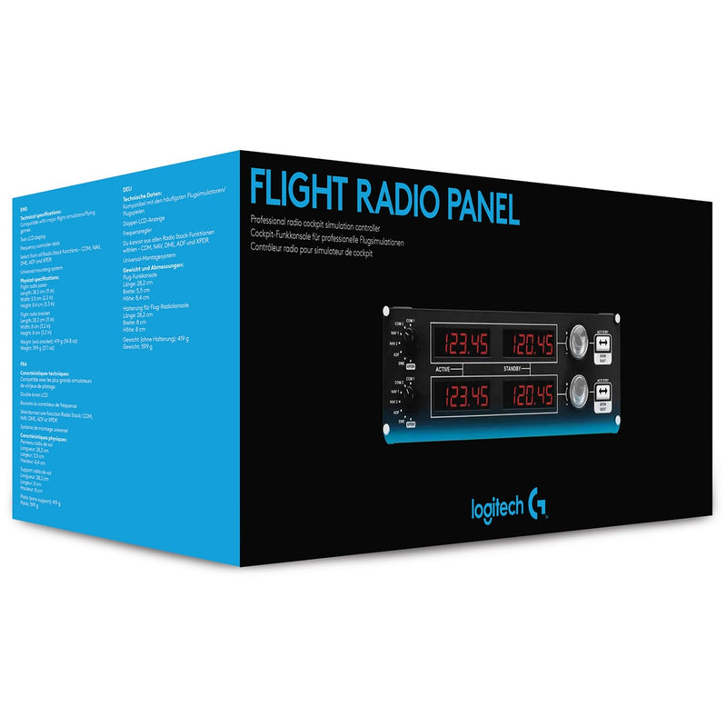 Load image into Gallery viewer, Logitech g saitek pro flight radio panel instrumentenpaneel (pc)