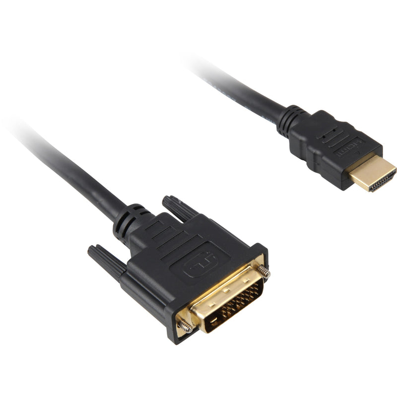 Load image into Gallery viewer, Sharkoon hdmi > dvi-d (24+1) kabel (zwart, 1 meter)