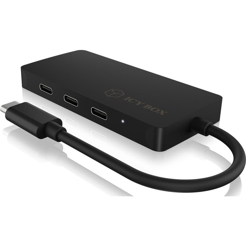 Load image into Gallery viewer, Icy box ib-hub1429-cpd usb-hub (zwart)
