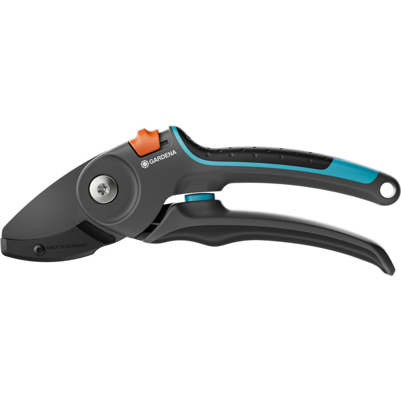 Load image into Gallery viewer, Gardena snoeischaar premiumcut pro voor droog hout met aambeeldsnede (grijs turquoise, 24 mm snoeidiameter)