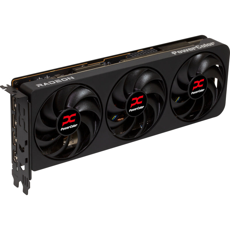 ギャラリービューアに画像をロードする, Powercolor radeon rx 9070 gre reaper 12gb gddr6 grafische kaart (zwart, rdna4, 3x displayport, 1x hdmi 2.1)