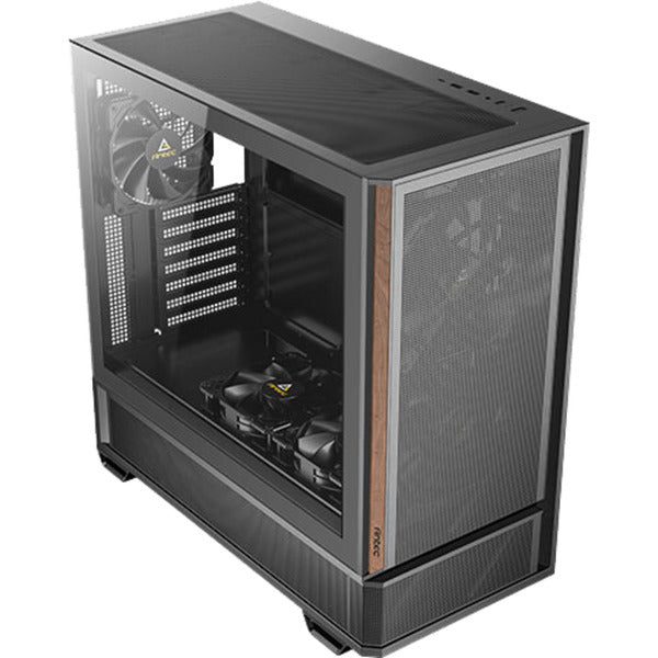 Afbeelding laden in galerijviewer, Antec p30 air midi tower behuizing (zwart houtkleur | 2x usb-a | 1x usb-c | tempered glass)