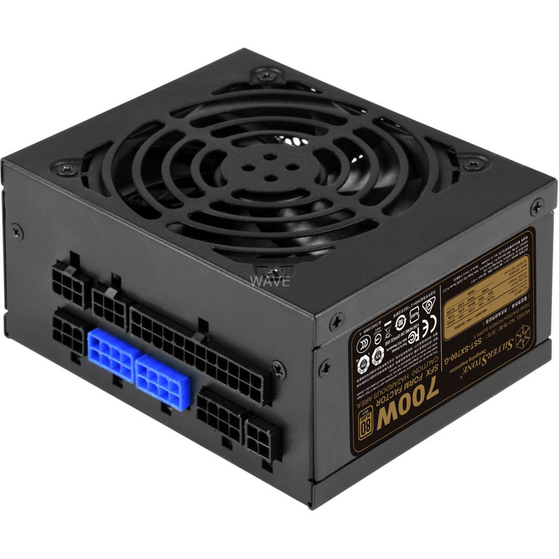 Load image into Gallery viewer, Silverstone sx700-g v1.1-gm modulaire 700 watt voeding (4x pcie)