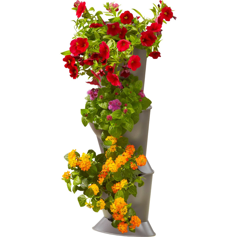 Load image into Gallery viewer, Gardena natureup! basisset hoek plantenbak (grijs, 13153-20)