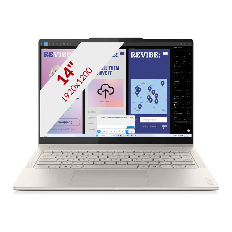 Afbeelding laden in galerijviewer, Lenovo yoga 7 2-in-1 14ill10 (83jq00fvmh) 14 copilot+ laptop (hoogglans wit | core ultra 5 226v | intel arc graphics 130v | 16 gb | 512 gb ssd | touch)