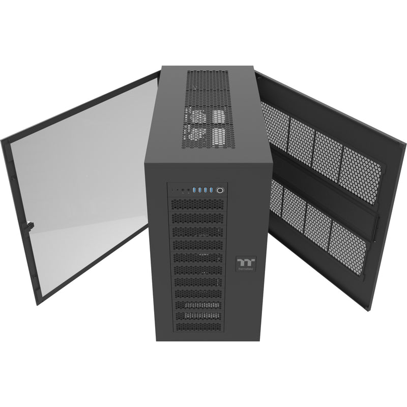 Load image into Gallery viewer, Thermaltake ax700 tg big tower behuizing (zwart | 4x usb-a | 1x usb-c | tempered glass)