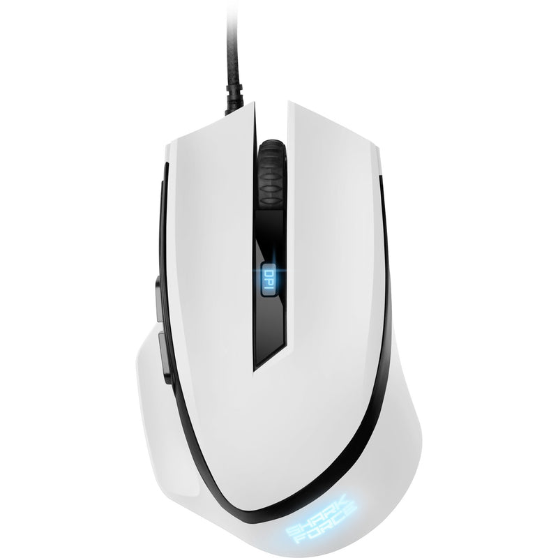 Load image into Gallery viewer, Sharkoon shark force ii gaming muis (wit, 400 - 4200 dpi, meerkleurige leds)