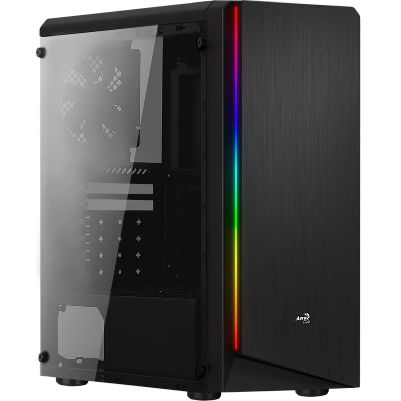 Load image into Gallery viewer, Aerocool rift midi tower behuizing (zwart | 3x usb-a | rgb | window)