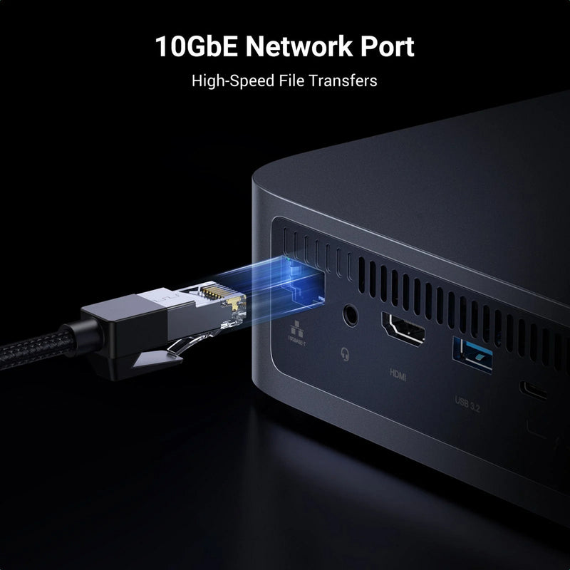 Afbeelding laden in galerijviewer, Ugreen nasync dxp480t plus (grijs, wifi, 1x 10gbe, hdmi, thunderbolt 4 (40 gb s))