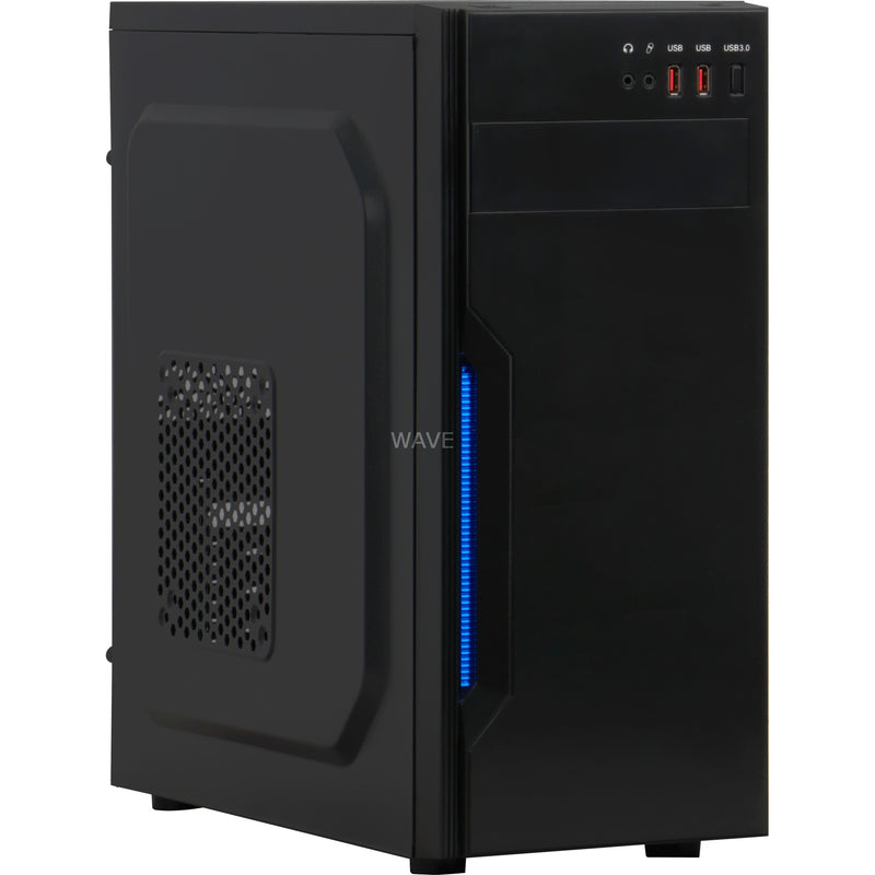 Load image into Gallery viewer, Inter-tech b-42 midi tower behuizing (zwart | 2x usb-a)