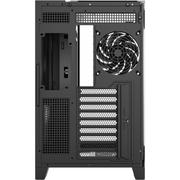 Afbeelding laden in galerijviewer, Xyz pc gear tesseract a-rgb midi tower behuizing (zwart | 2x usb-a | 1x usb-c | rgb | tempered glass)
