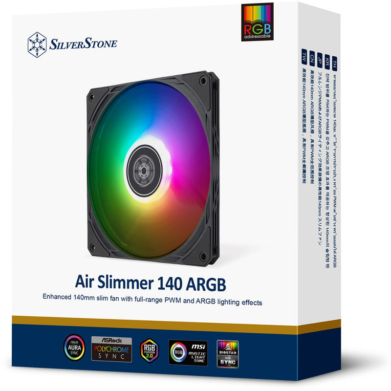 Load image into Gallery viewer, SilverStone Air Slimmer 140 ARGB