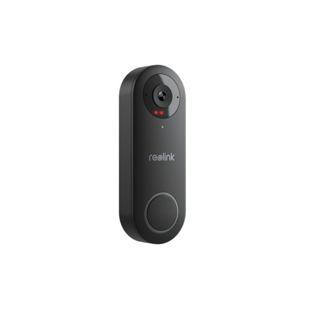 Cargue la imagen en el visor de la galería, Reolink smart 2k+ bedrade poe videodeurbel met gong (zwart)