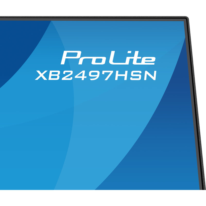 Load image into Gallery viewer, Iiyama prolite xb2497hsn-b1 23.8 monitor (zwart (mat), 100 hz, hdmi, displayport, usb-c, audio, lan)