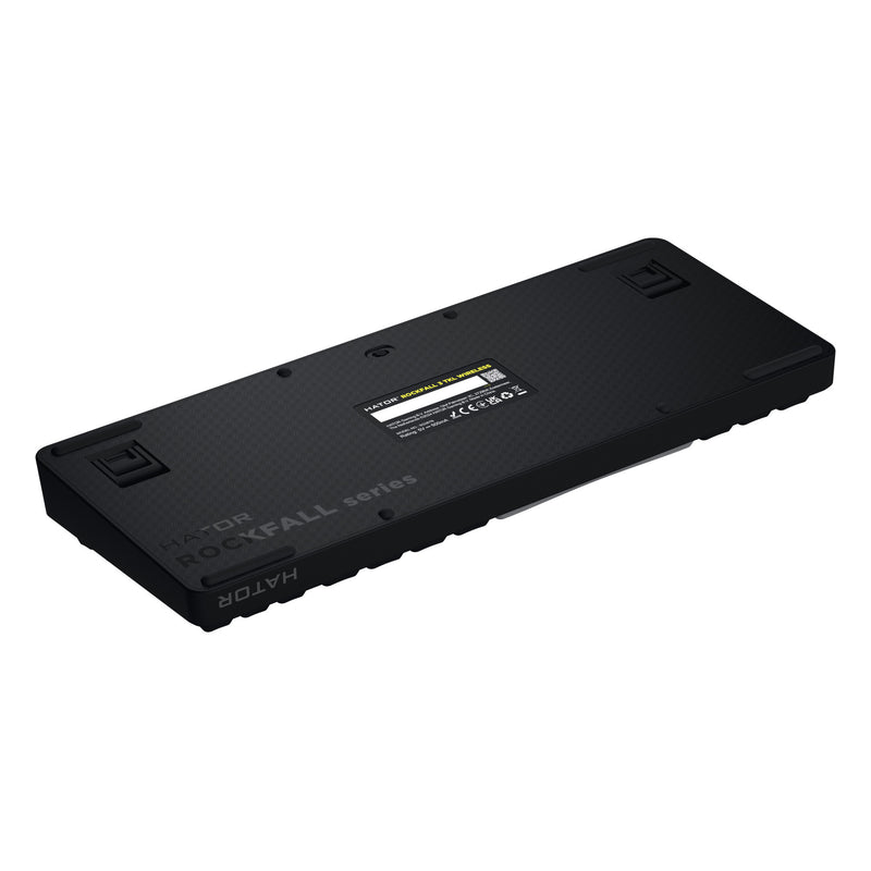 Chargez l'image dans la visionneuse de la galerie, Hator rockfall 3 tkl wireless rgb mechanisch gaming toetsenbord (zwart, us lay-out (qwerty), 80% (tkl), rgb, pbt keycaps, hotswap, 2.4 ghz bluetooth usb-c)