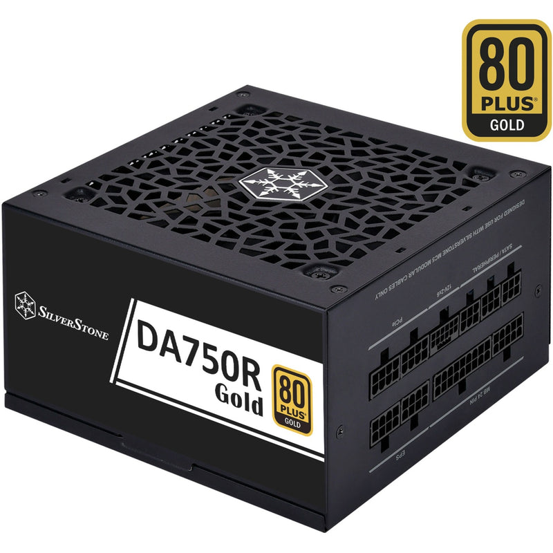 Load image into Gallery viewer, Silverstone da750r gold modulaire 750 watt voeding (zwart, 4x pcie)