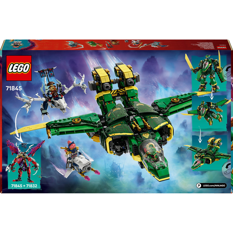 Afbeelding laden in galerijviewer, Lego ninjago - lloyds vliegtuigmecha constructiespeelgoed (71845)