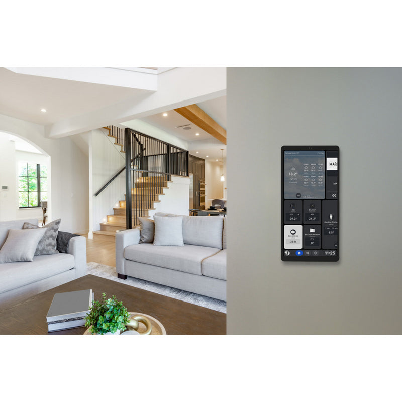 Afbeelding laden in galerijviewer, Shelly wall display x2i bedieningspaneel (zwart, touchscreen, wi-fi 6, bluetooth 5.4)
