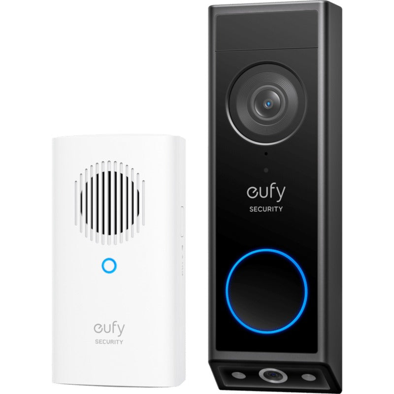 Cargue la imagen en el visor de la galería, Eufy e340 video deurbel bundel (zwart)