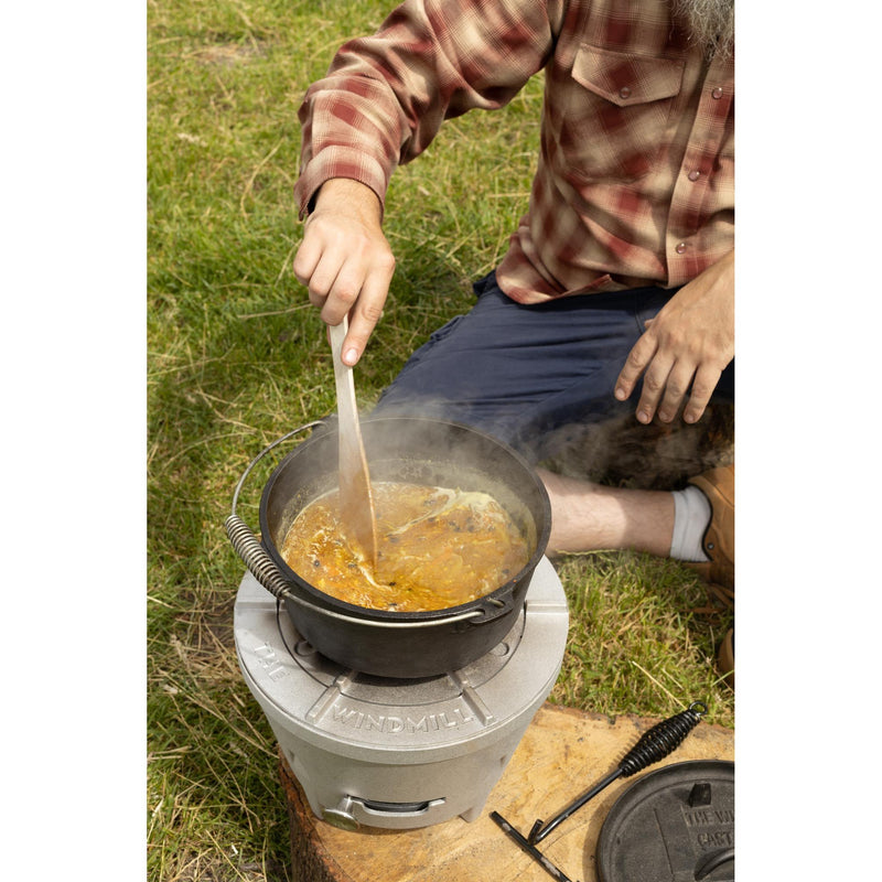 Afbeelding laden in galerijviewer, The windmill dutch oven 4,5 qt kookpan (zwart, ø 25.5 cm | 3.8 liter)