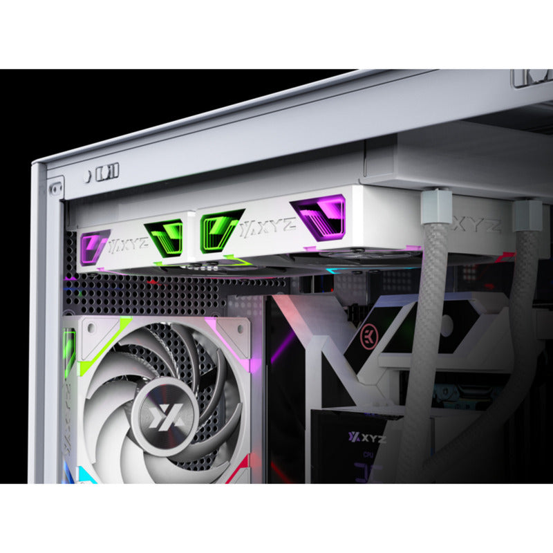 Laden Sie das Bild in Galerie -Viewer, Xyz pc gear hydrotemp aio 240 waterkoeling (wit, argb, pwm)