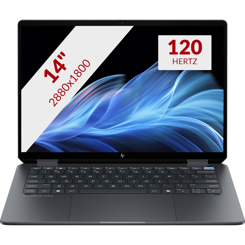 Load image into Gallery viewer, Hp omnibook ultra flip 14-fh0090nd 14 copilot+ 2-in-1 laptop (grijs | core ultra 9 288v | arc graphics | 32 gb | 1 tb ssd | touch)