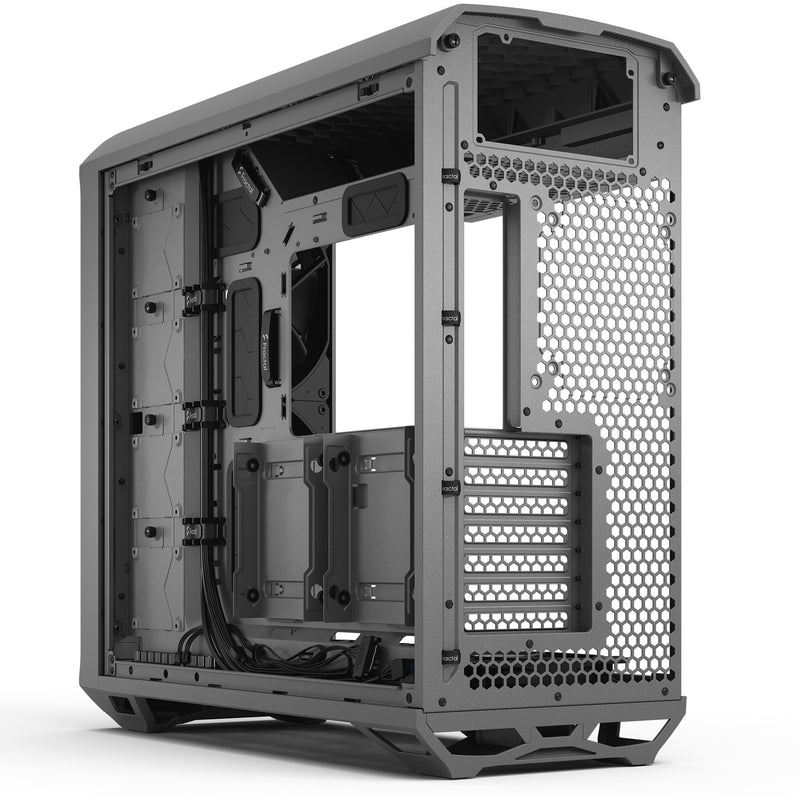 Load image into Gallery viewer, Fractal design torrent gray tg light tint midi tower behuizing (grijs | 2x usb-a | 1x usb-c | tempered glass)