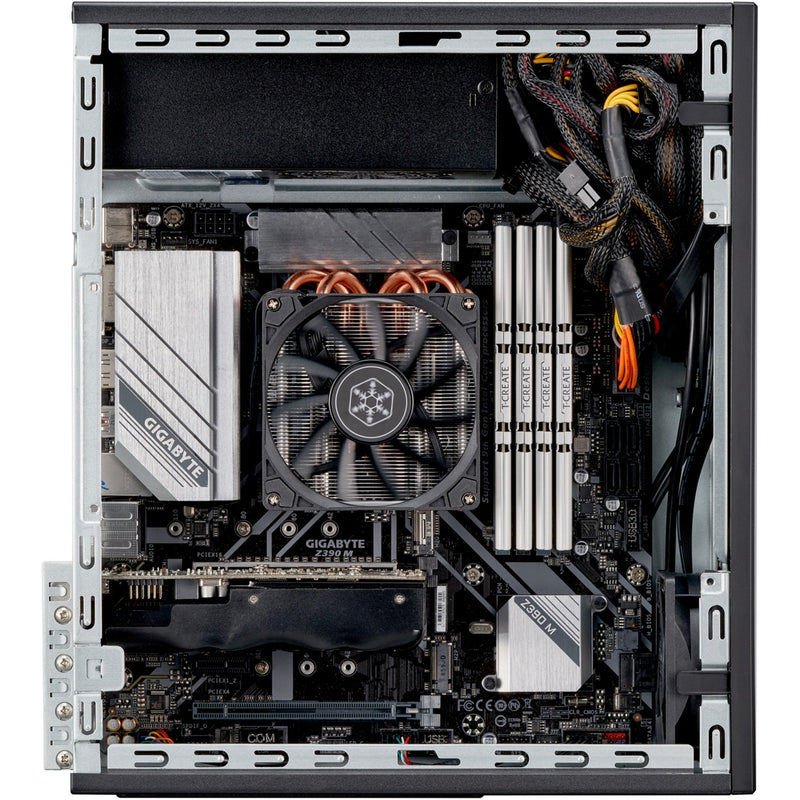 Load image into Gallery viewer, Silverstone sst-ml11b htpc behuizing (zwart | 4x usb-a)