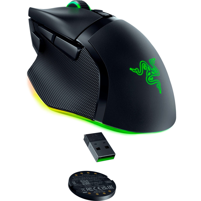 Afbeelding laden in galerijviewer, Razer basilisk v3 pro 35k gaming muis (zwart, usb bluetooth hyperspeed wireless, 35000 dpi, chroma rgb)