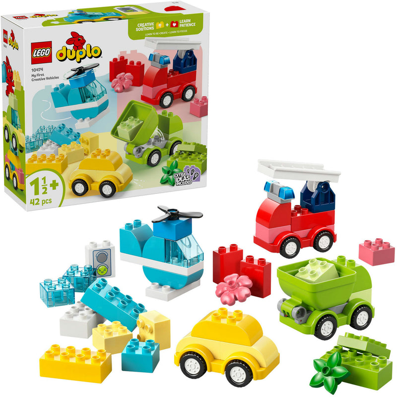 Chargez l'image dans la visionneuse de la galerie, Lego duplo 10474 mijn eerste creatieve voertuigen