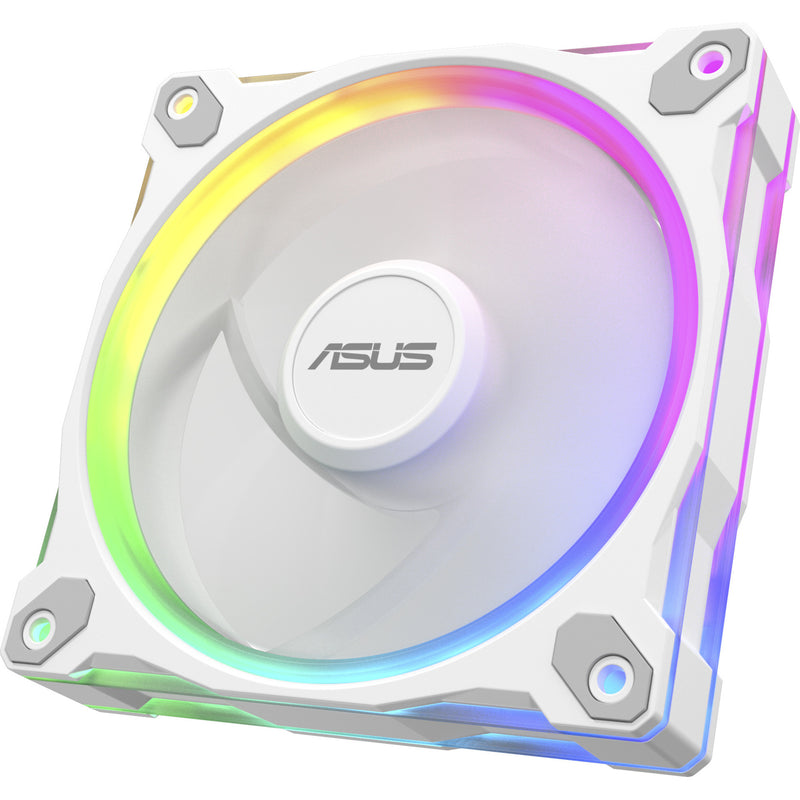 Load image into Gallery viewer, Asus prime mr120 argb reverse fan - triple pack case fans (wit, 3 stuks, 120 x 120 x 28 mm, 3 stuks)