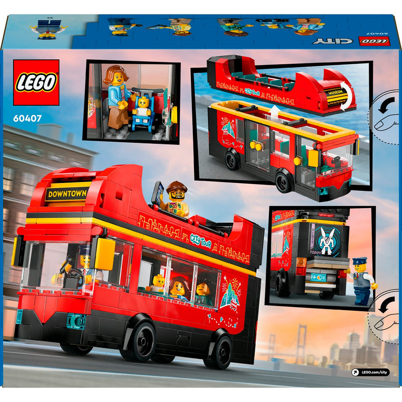 Load image into Gallery viewer, Lego city 60407 toeristische rode dubbeldekker