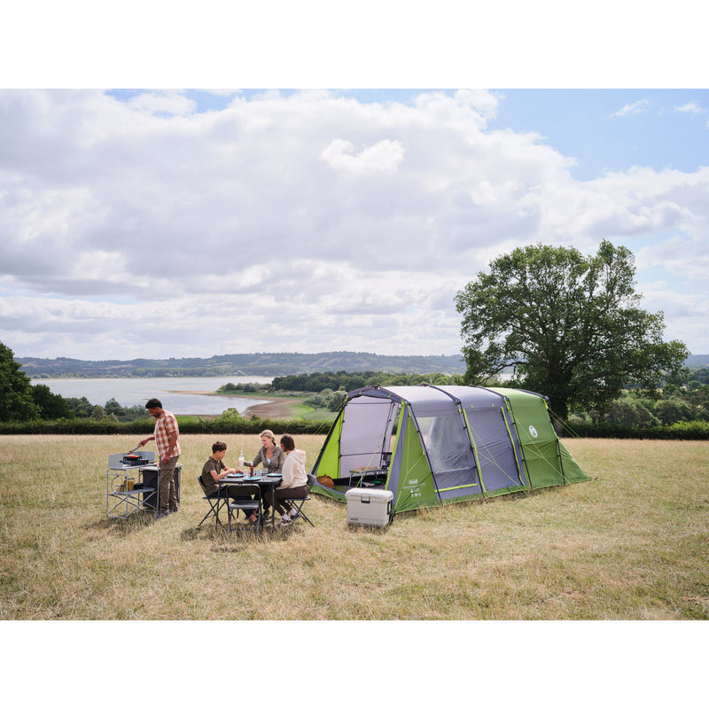 Load image into Gallery viewer, Coleman fastpitch victoria falls 4 blackout tent (groen grijs)