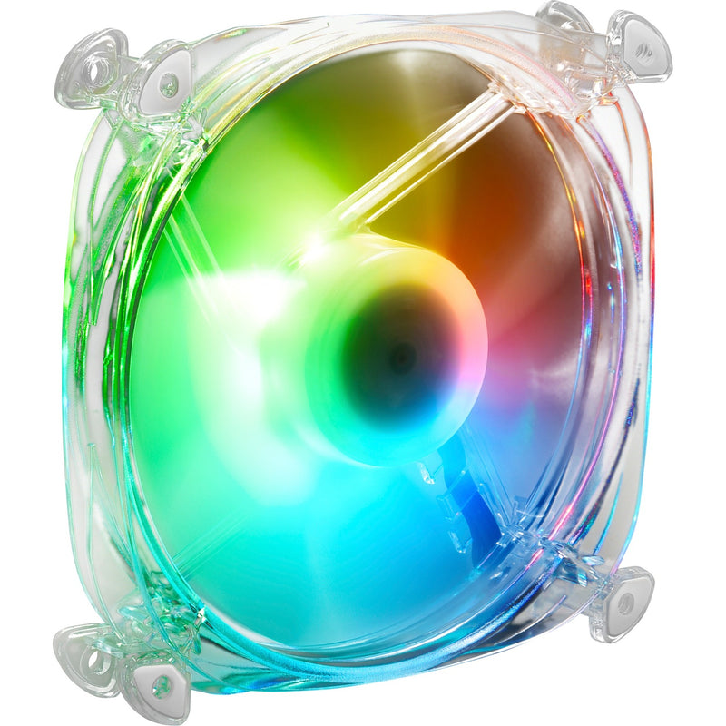 Load image into Gallery viewer, Sharkoon shark disc pwm rgb case fan (transparant, 120 x 120 x 25 mm)