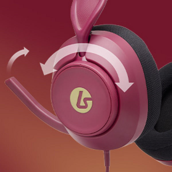 Afbeelding laden in galerijviewer, Powera lucidsound ls10x gen 2 bedrade gamingheadset voor xbox series x|s - robijn over-ear gaming headset (donkerrood, xbox series x|s, xbox one, pc)