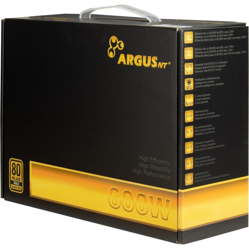 Load image into Gallery viewer, Inter-tech argus gps-600 600 watt voeding (zwart, 4x pcie)